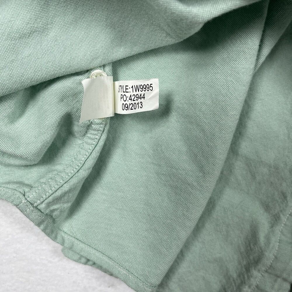 Vineyard Vines Whale Shirt Mens Medium M Mint Green Oxford Button Down Cotton - Picture 12 of 12